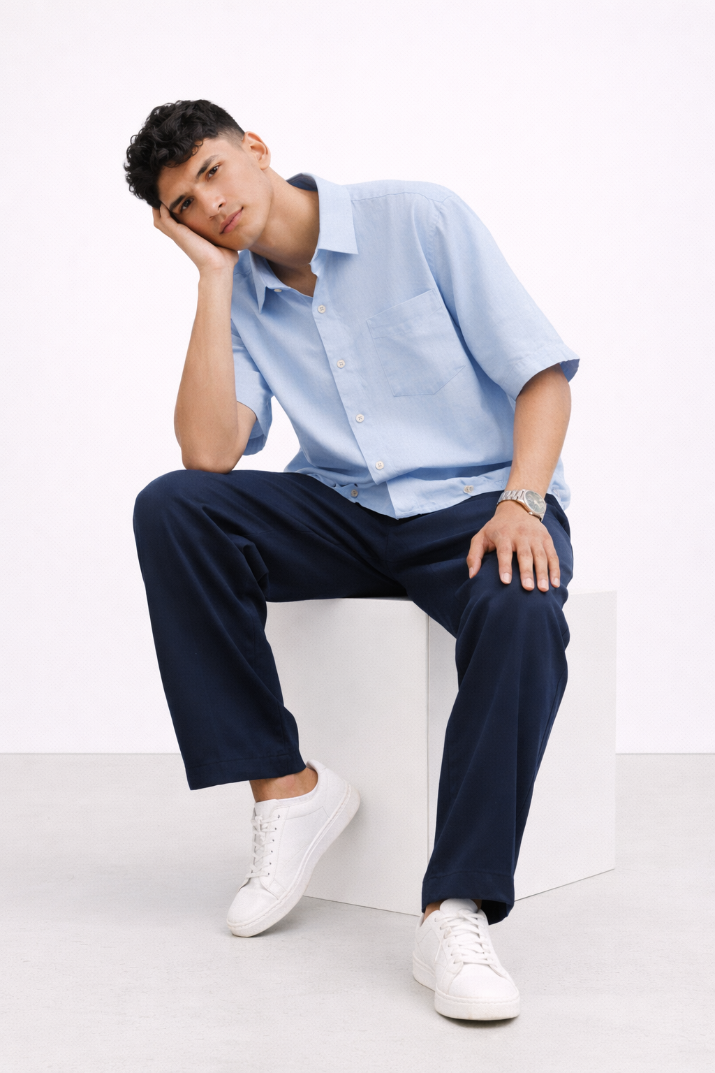 Relaxed Hem Shirt