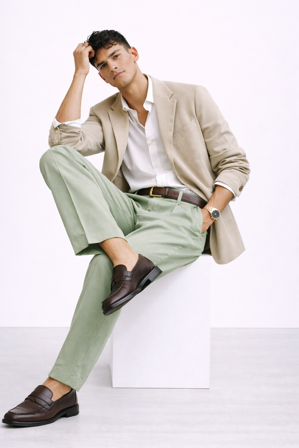 Tailored Relaxed Trousers